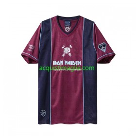 West Ham United Iron Maiden 2011 Retro Maglia Trasferta Manica Corta